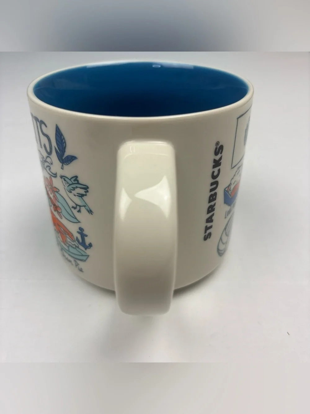 Starbucks Massachusetts Coffee Mug Cup Been There Series Across The Globe BWC 23